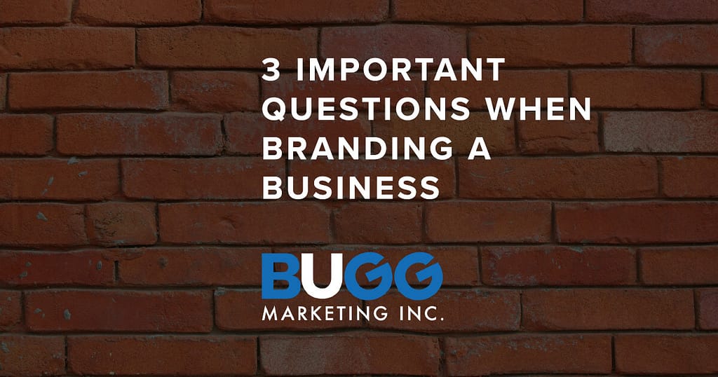 Branding a Business with BUGG Marketing Inc.